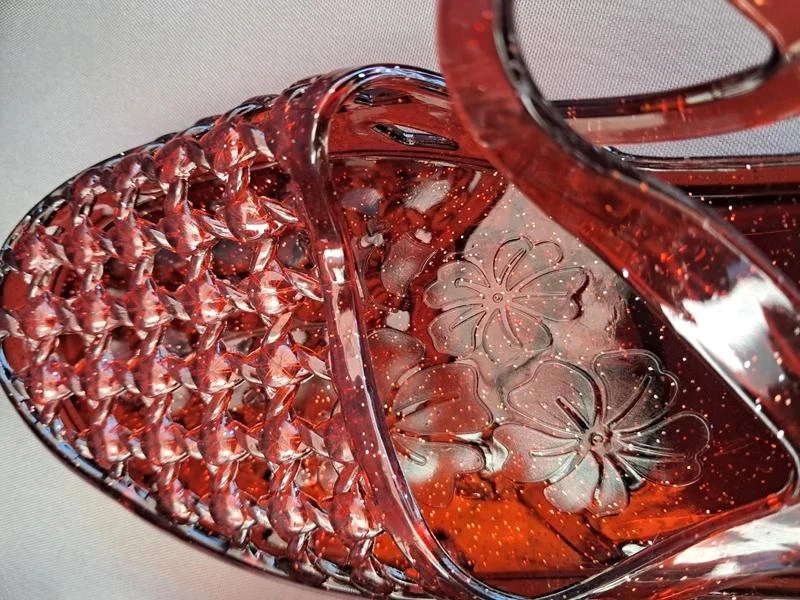 Voor het strand Je onmisbare fifi-kwallen Rood met glitters - maat 39 – photo 4